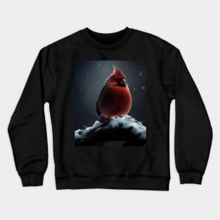 Northern Cardinal in winter Crewneck Sweatshirt